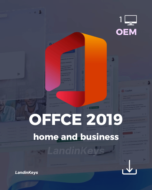12608-3-2.png Office 2019 Hogar y Empresa - 1PC/OEM/Windows - Imagen 1