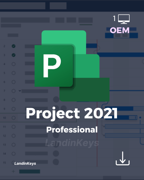 12608-9.png Microsoft Project Pro 2021 - 1PC/Windows - Imagen 1