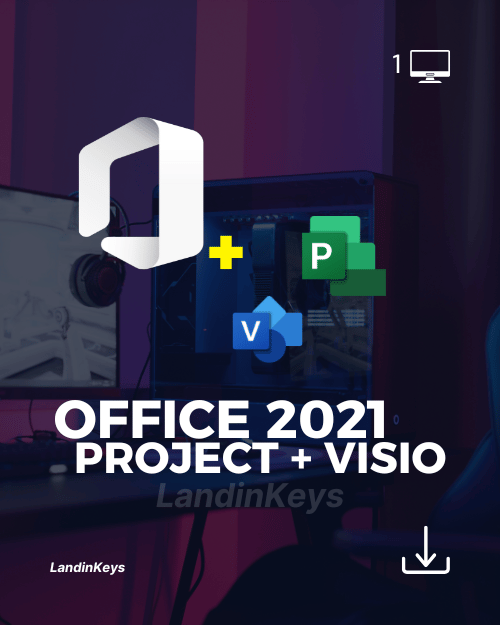 220550 Súper Pack Office 2021 + Project 2021 + Visio 2021 Profesional – Claves de Producto OEM para 1 PC - Imagen 1